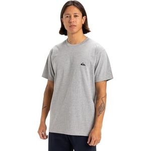 Quiksilver - BASIC SHORT SLEEVE TEE - T-shirt - Lichtgrijs - 100% Katoen