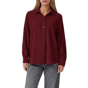 s.Oliver - Blouse - Karmijnrood - Klassieke Blouse - Lange Mouw
