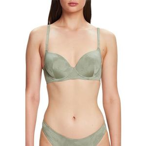 ESPRIT Dames Big Flower Deluster Sexy Pad Gewatteerde BH, Stofgroen 3, 75B