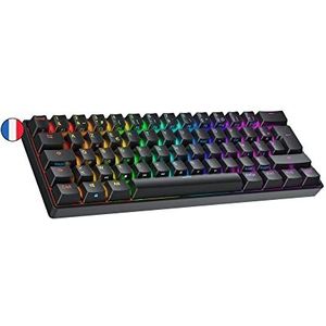 Ranked S60 Supernova - Mechanisch Gamingtoetsenbord - Zwart - 60% - AZERTY ISO FR