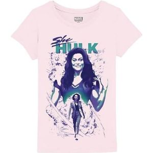 Marvel GISHEHUTS001 T-shirt, lichtroze, 10 jaar, lichtroze, 10 Jaar