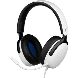 Konix Kabelgebundener ohrumschließendes Gaming-Headset voor PS5 - Flexibles Mikrofon - 40 mm-Lautsprecher - 3,5 mm Klinke - 1,5 m Kabel - Weiß
