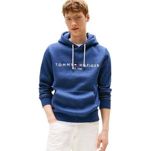 Tommy Hilfiger - Hoodie - Blauw - Katoen
