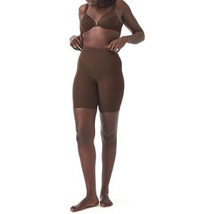 SPANX Shapewear voor dames Tummy Control Power Short (normale en grote maten), Chestnut Brown, 4XL