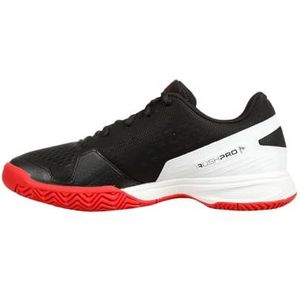Wilson Rush Pro tennisschoenen voor kinderen, uniseks, Black White Wilson Red, 34 EU