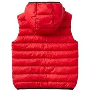 United Colors of Benetton Gilet 2TWDCJ007 Jas, rood 0V3, El kinderen, Rosso 0v3