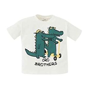 DeFacto T-shirt voor jongens, ecru, 9-12 Maanden