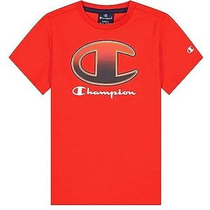 Champion T-shirt met korte mouwen merk model T-shirt met korte mouwen ronde hals T-shirt B rood