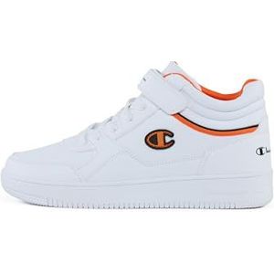 Champion RD18 Mid, herensneakers, wit/zwart/oranje (WW017), 46 EU, Wit Zwart Oranje Ww017, 46 EU