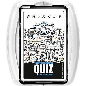 WINNING MOVES - Quiz FRIENDS – 500 vragen – reisformaat – gezelschapsspel – kaartspellen vanaf 8 jaar – Franse versie