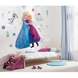 Disney zelfklevende en contourgesneden vlies fotobehang van Komar - Frozen Nordix Summer XXL - grootte: 127 x 200 cm - Muurtattoo kinderkamer, meisjeskamer, levensgroot