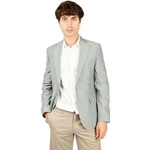 Bonamaison Herenjas Regular Fit 6 Drop Business Suit Jacket, Grijs, Standaard