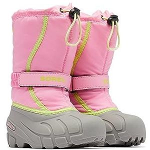 Sorel Childrens Flurry Winter sneeuwlaarzen, Blooming Pink, Chrome Grey, 25 EU, Blooming Pink Chrome Grey, 25 EU