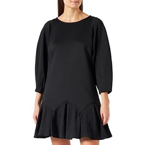 Sisley Womens 41HGLV025 Dress, Black 100, 46