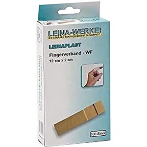 LEINA-WERKE 72052 LEINAPLAST vingerverband, 12 cm x 3 cm, WF, 100 stuks