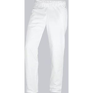 BP 1645 854 unisex broek van licht gemengd weefsel wit, maat Ml