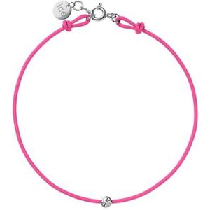 ICE Jewellery Diamond bracelet Cord Neon pink 021104
