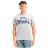 Lonsdale - Henconner - T-Shirt - Marl Grey/Navy - Normale Passform