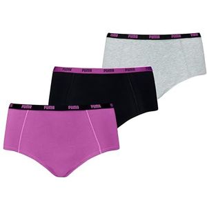 PUMA Mini-boxershorts voor dames, purper, S