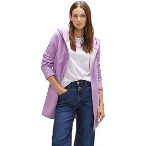 Street One Dames A211897 Overgangsjas Hoodie, Pure Lilac Melange, 36, Pure Lilac Melange, 36