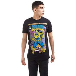 Marvel Heren Thanos Snap T-Shirt, Zwart, X-Large, Zwart, XL