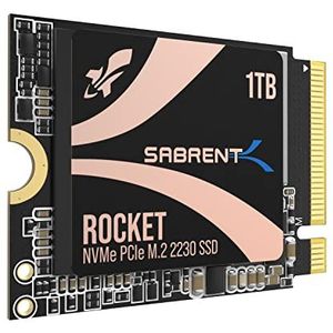 SABRENT - SB-2130-1TB - Interne SSD - 1 TB - 4750 MB/s Lezen, PCIe 4.0 X4