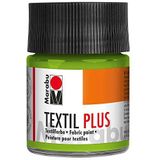 Marabu 17150005061 - Textil Plus reseda 50 ml, volledig dekkende stofverf voor donkere stoffen, geschikt voor stofschilderen en stofdruk, na bevestiging wasbaar tot 40 °C