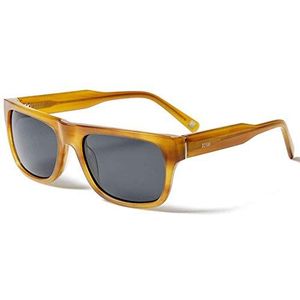 Ocean Sunglasses Fashion Cool gepolariseerde zonnebril heren vrouwen, bruine strepen, maat 46/21/145, uniseks, volwassenen, Bruine strepen