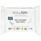 Eco by Naty Doorspoelbare Billendoekjes - Composteerbare en plantaardige doekjes, chemicaliÃ«nvrije en hypoallergene babydoekjes, veilig voor de gevoelige babyhuid (12 x 42 |504 Doekjes)