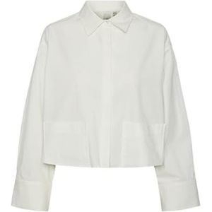YAS - YASLEE - Blouse - Wit - Klassieke Blouse - Lange Mouw