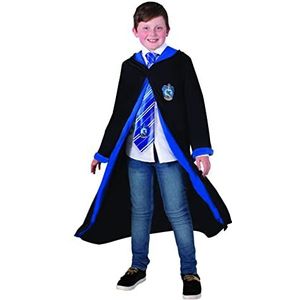 RUBIES - Officiële Harry Potter - Ravenklauw jurk - kostuum voor kinderen - 11-14 jaar - zwart kostuum met capuchon - voor Halloween, carnaval - cadeau-idee Kerstmis