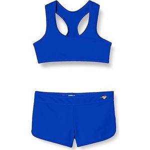 HAUTE PRESSION Tweedelige effen meisjes 907 C02 T4A, Blauw, 4-14 ans