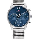 Tommy Hilfiger horloges 1791881, Blauw, armband