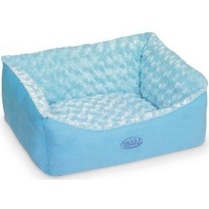 Nobby Comfort Vierkant Bed Arusha, 45 x 40 x 18 cm, Blauw
