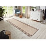 Hanse Home Casa Tapijtloper 80 x 300 cm, zacht, laagpolig tapijt, modern design, loper voor hal, slaapkamer, kinderkamer, badkamer, woonkamer, keuken, decoratieve loper, ivoor