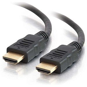 C2G 0,5M hoge snelheid HDMI-kabel met Ethernet - 4K Ultra HD HDMI-kabel Compatibel met UHD 2160P HD-video, 1080P, 3D, Ethernet, Smart TV en spelconsoles. Xbox/PS4