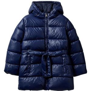 United Colors of Benetton Jas voor meisjes en meisjes, Blauw, 130