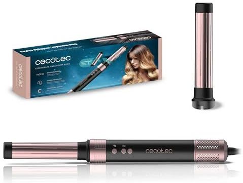 Cecotec - Airglam - Haardroger - Zwart - 1400 W - Digitale Motor - 2 Têtes