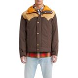 LEVI'S - Donsjas - Kastanje - Polyester/Katoen - Kort met Kap