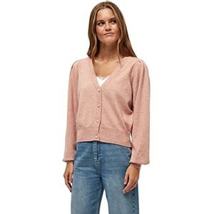 Minus Dames Mary Knit Cardigan Sweater, Light Ash Rose, M