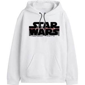 Star Wars Sweatshirt met capuchon voor heren, Wit, S