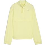PUMA - Strong - Sportjas - Lichtgeel - Halve Rits