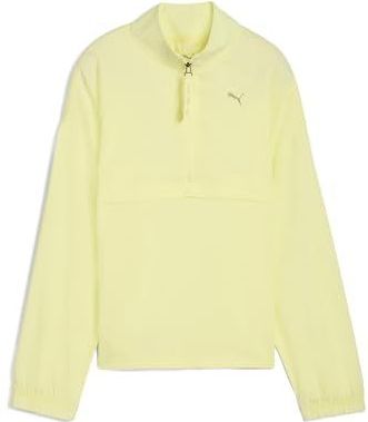 PUMA - Strong - Sportjas - Lichtgeel - Halve Rits