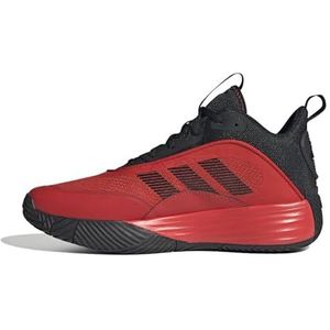 adidas Heren Own the Game 3 Shoes, Core Black/Red/Red, 47 1/3 EU