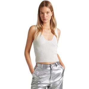 Pepe Jeans Vrouwen Falon Top Trui Trui, Grijs (Zilvergrijs), L