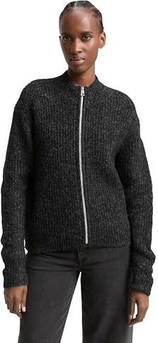 TOM TAILOR DENIM Gebreid vest  grijs