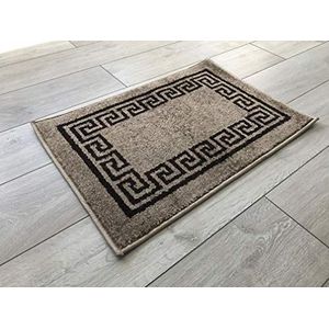 Serdim tapijten antislip tapijten, Polypropyleen - Frieze, Biscuit, 120x160cm (4'x5'3"")