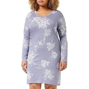 Triumph Nightdresses NDK LSL 10 CO/MD nachthemd, paars-donkere combinatie, 40