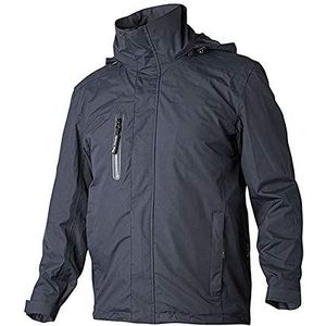 Top Swede 6520-05-07 model 6520 wind- en waterdichte shell jas, zwart, maat XL
