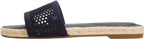 TOMMY HILFIGER - Muiltjes - Nachtblauw - Gerecycled Materiaal - Open Toe